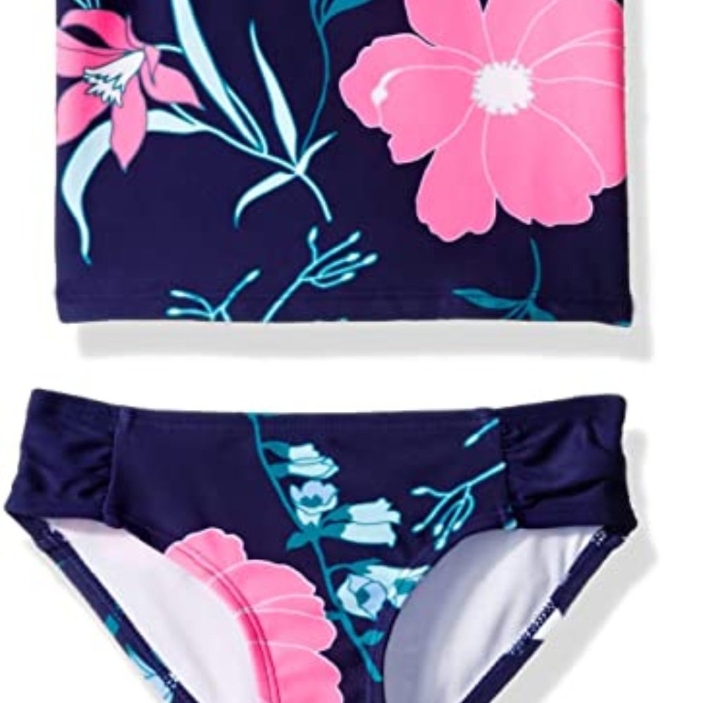 Kanu Surf Girls' Charlotte Flounce Tankini Beach S